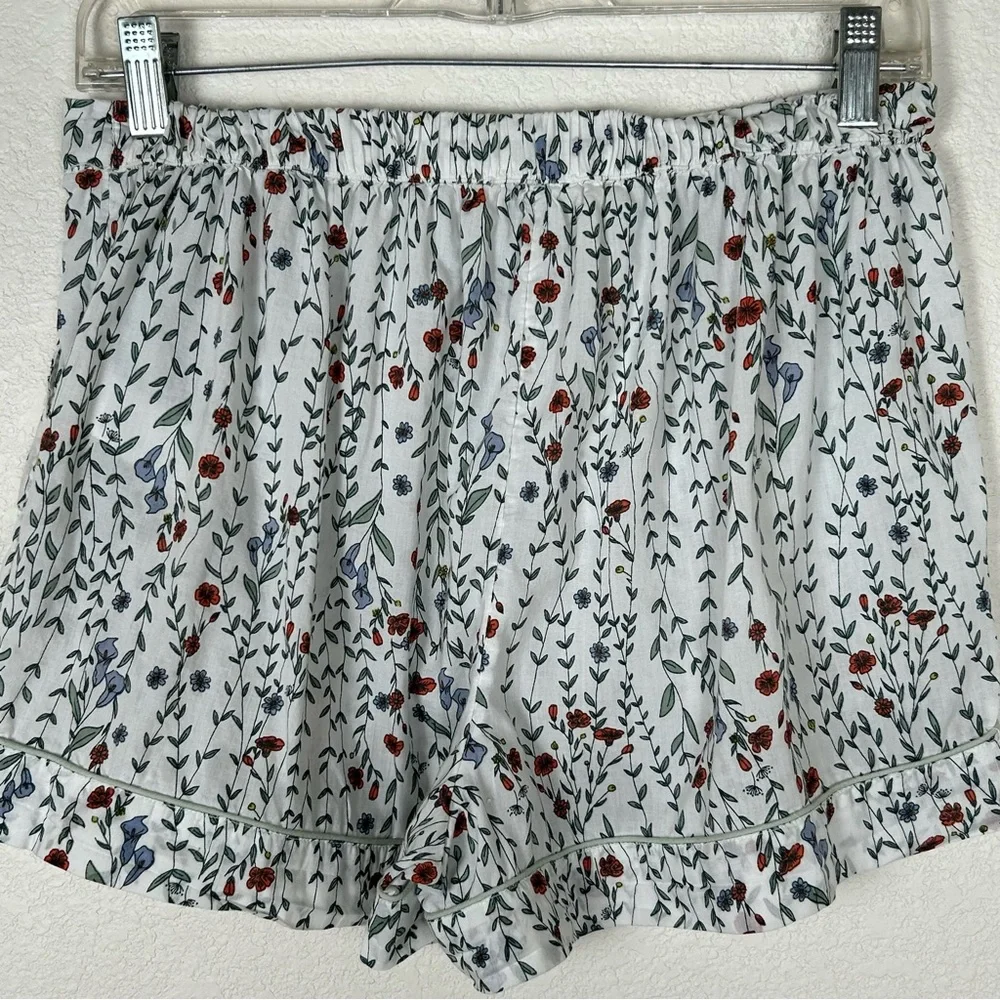 Rachel Zoe Women’s Sz S cotton pajama shorts with pockets bloomers Cottagecore